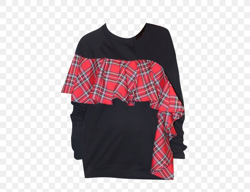 Punk Rock Tartan Sweater Sleeve T-shirt, PNG, 553x630px, Punk Rock, Full Plaid, Grunge, Knitting, Plaid Download Free