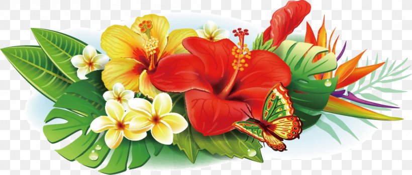 Hawaiian Flowers Psd, PNG, 1012x432px, Flower, Anthurium, Botany, Bouquet, Drawing Download Free