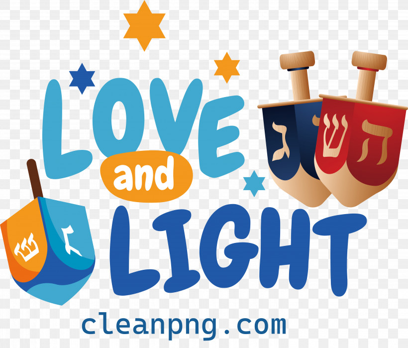 Happy Hanukkah Love Light, PNG, 5770x4920px, Happy Hanukkah, Light, Love Download Free