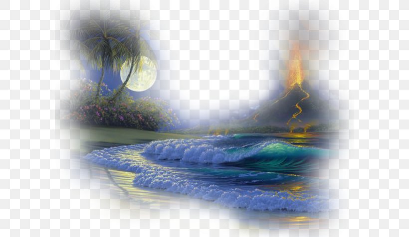 Painting Landscape Clip Art, PNG, 600x476px, Painting, Art, Blue, Fukei, Internet Download Free