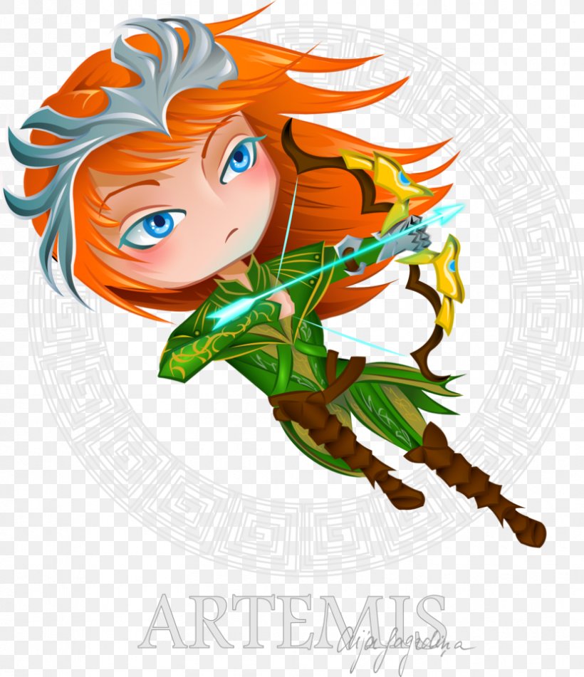 Artemis Smite Goddess Apollo, PNG, 830x963px, Watercolor, Cartoon, Flower, Frame, Heart Download Free