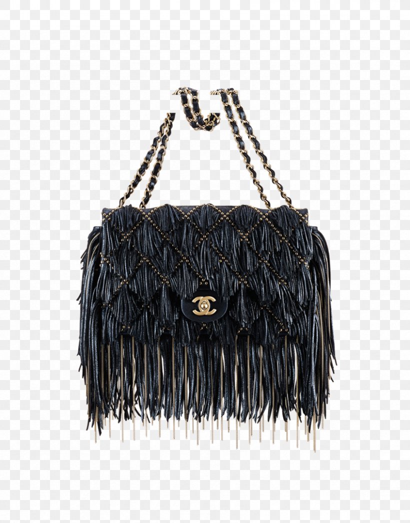 Chanel Fringe Handbag Leather, PNG, 846x1080px, Chanel, Animal Product, Bag, Black, Chain Download Free