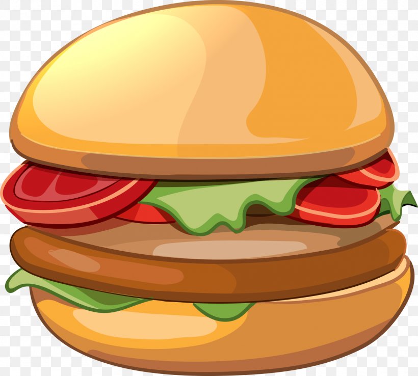 Cheeseburger Hamburger French Fries Illustration Veggie Burger, PNG