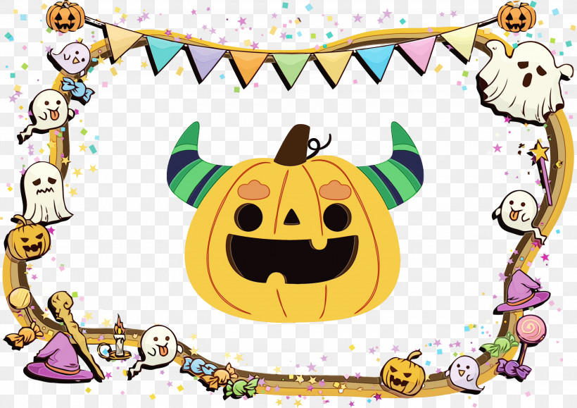 Emoticon, PNG, 3000x2121px, Happy Halloween, Cartoon, Emoticon, Geometry, Happiness Download Free