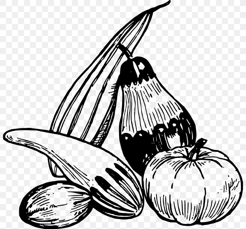 Drawing Vegetable Line Art Clip Art, PNG, 800x763px, Drawing, Art, Artwork, Black And White, Eggplant Download Free