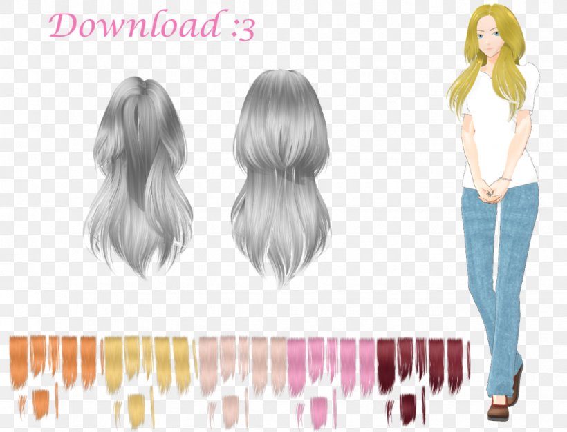 Long Hair Blond Hair Coloring Ponytail, PNG, 1022x781px, Watercolor, Cartoon, Flower, Frame, Heart Download Free