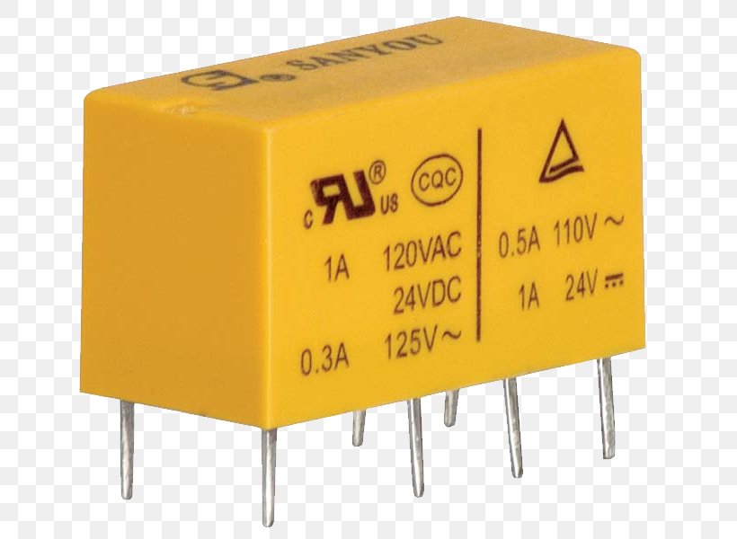 Capacitor Electronic Component Relay Printed Circuit Board Electronics, PNG, 800x600px, Capacitor, Circuit Component, Datasheet, Dual Inline Package, Electrical Network Download Free