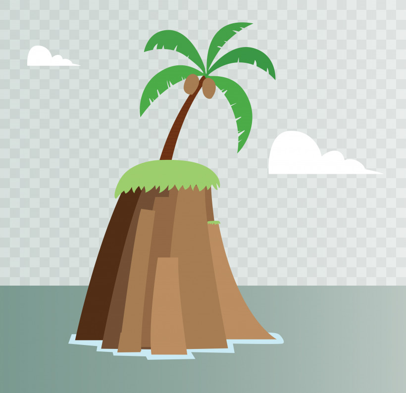 Cartoon Plants Meter Biology Science, PNG, 3000x2906px, Palm Tree, Beach, Biology, Cartoon, Cartoon Tree Download Free