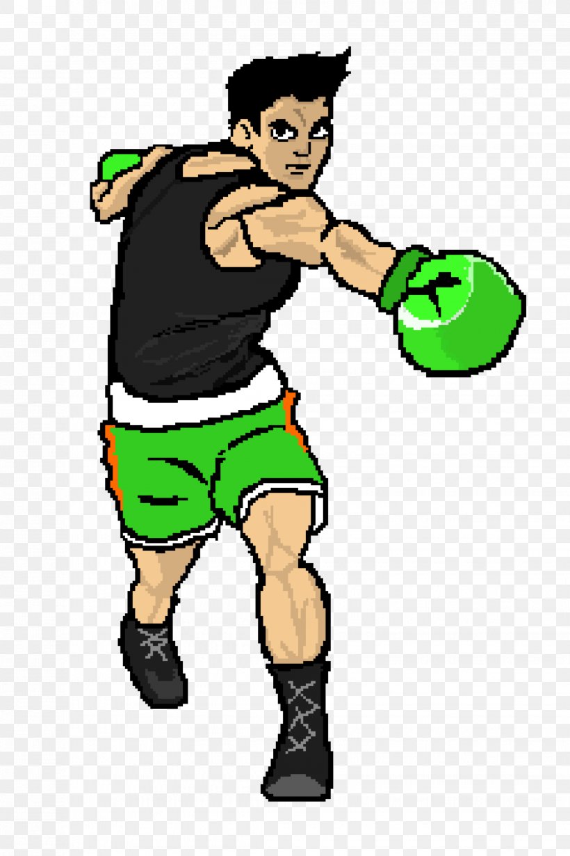 Little Mac Super Punch-Out!! Pixel Art Drawing, PNG, 2268x3402px, Watercolor, Cartoon, Flower, Frame, Heart Download Free