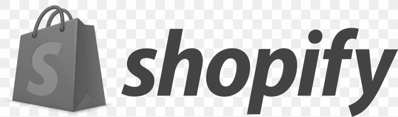Shopify E-commerce Logo Web Design, PNG, 3076x906px, Shopify, Black And White, Brand, Business, Communication Download Free