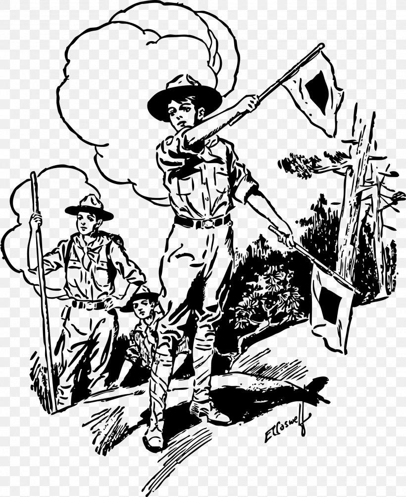 Boy Scout Handbook Boy Scouts Of America Scouting Clip Art, PNG, 1964x2400px, Boy Scout Handbook, Arm, Art, Black And White, Boy Scouts Of America Download Free