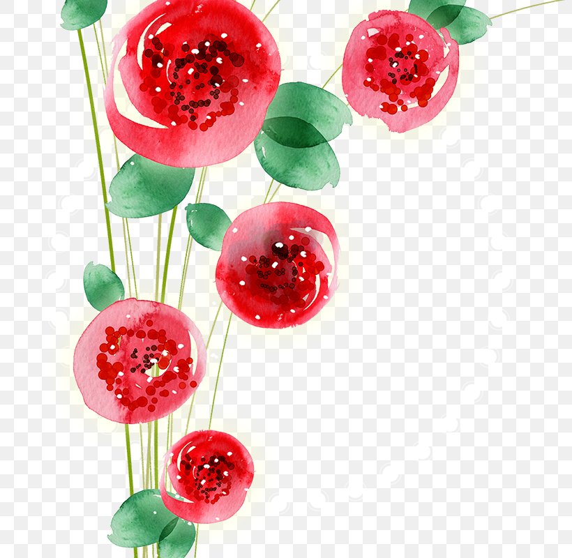 Watercolour Flowers Paper Watercolor Painting, PNG, 800x800px, Watercolour Flowers, Berry, Floral Design, Flower, Food Download Free