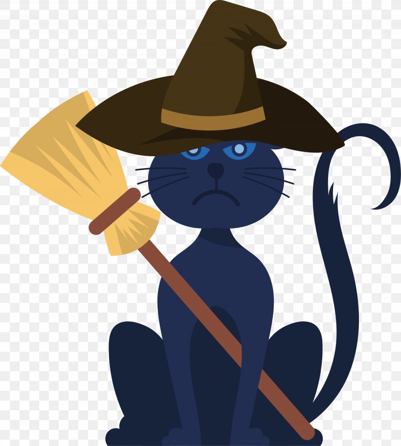 Black Cat Hello Kitty Boszorkxe1ny, PNG, 2755x3070px, Cat, Black, Black Cat, Carnivoran, Cat Like Mammal Download Free