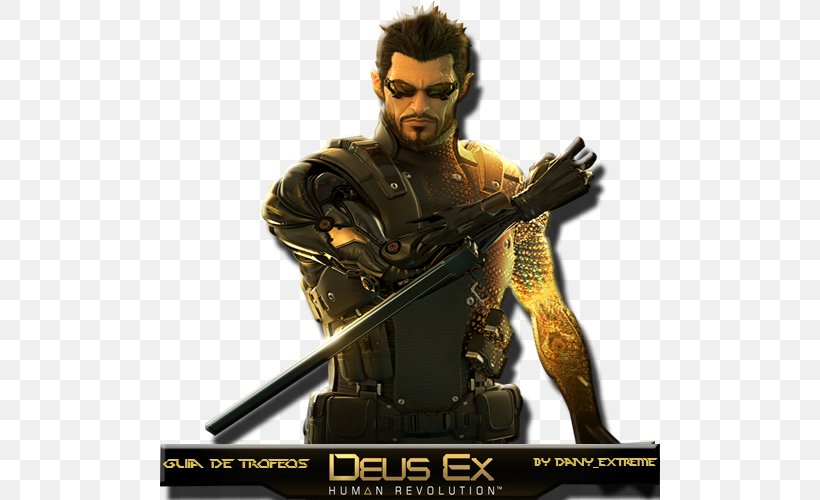 Deus Ex: Human Revolution Deus Ex: Mankind Divided Xbox 360 Deus Ex Go, PNG, 500x500px, Deus Ex Human Revolution, Action Figure, Cyborg, Deus Ex, Deus Ex Go Download Free