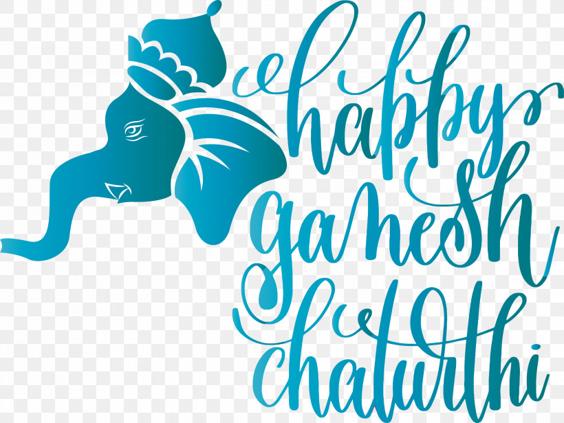 Happy Ganesh Chaturthi, PNG, 2999x2252px, Happy Ganesh Chaturthi, Behavior, Happiness, Line, Logo Download Free
