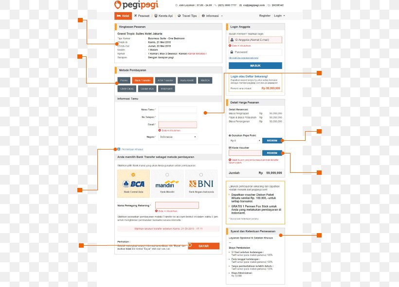 Pegipegi Hotel Electronic Ticket Trivago N.V. Check-in, PNG, 505x591px, Pegipegi, Airline Ticket, Area, Brand, Checkin Download Free