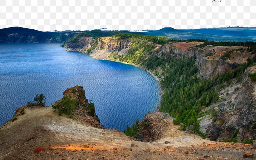 Crater Lake Mount Mazama River Color, PNG, 1920x1200px, Crater Lake, Bay, Body Of Water, Cliff, Coast Download Free