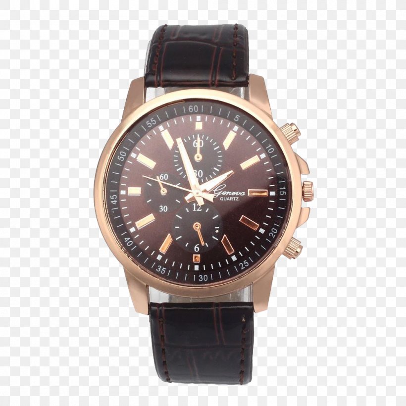 Watch Strap Leather Fashion Quartz Clock, PNG, 1000x1000px, Watch, Bracelet, Brand, Brown, Bulova Download Free