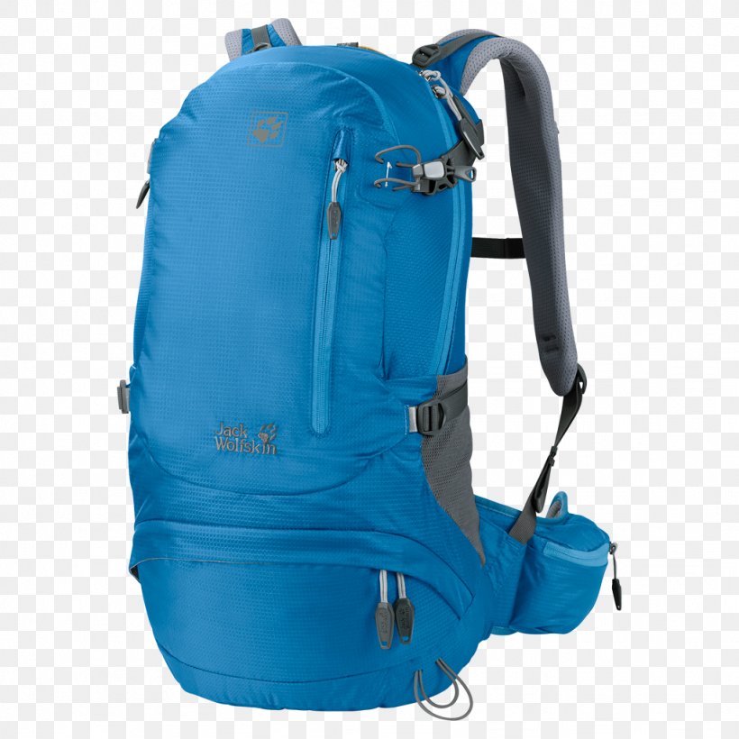 Backpack Hiking Jack Wolfskin Bag Camping, PNG, 1024x1024px, Backpack, Aqua, Azure, Bag, Blue Download Free