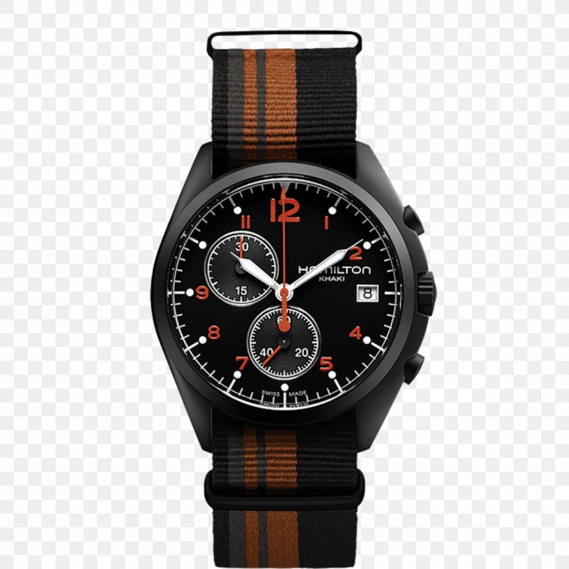 Chronograph Hamilton Khaki Aviation Pilot Auto Hamilton Watch Company Quartz Clock, PNG, 1200x1200px, Chronograph, Automatic Watch, Brand, Hamilton Khaki Aviation Pilot Auto, Hamilton Watch Company Download Free