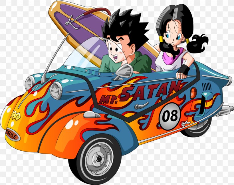 Gohan Videl Goku Vegeta Piccolo, PNG, 1024x809px, Gohan, Automotive Design, Car, Cartoon, Compact Car Download Free