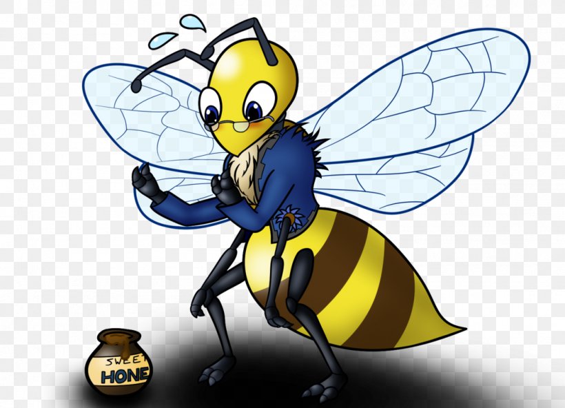 Honey Bee Insect Character Pollinator, PNG, 1052x760px, Bee, Animal, Animation, Art, Cartoon Download Free