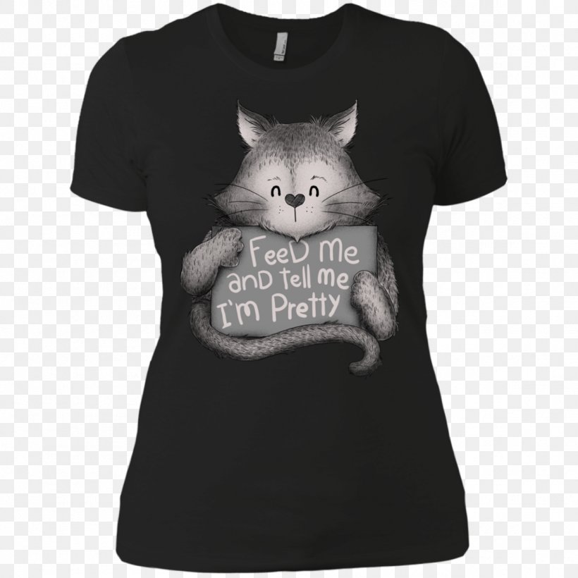T-shirt Hoodie Top Clothing, PNG, 1155x1155px, Tshirt, Black, Cat, Cat Like Mammal, Clothing Download Free