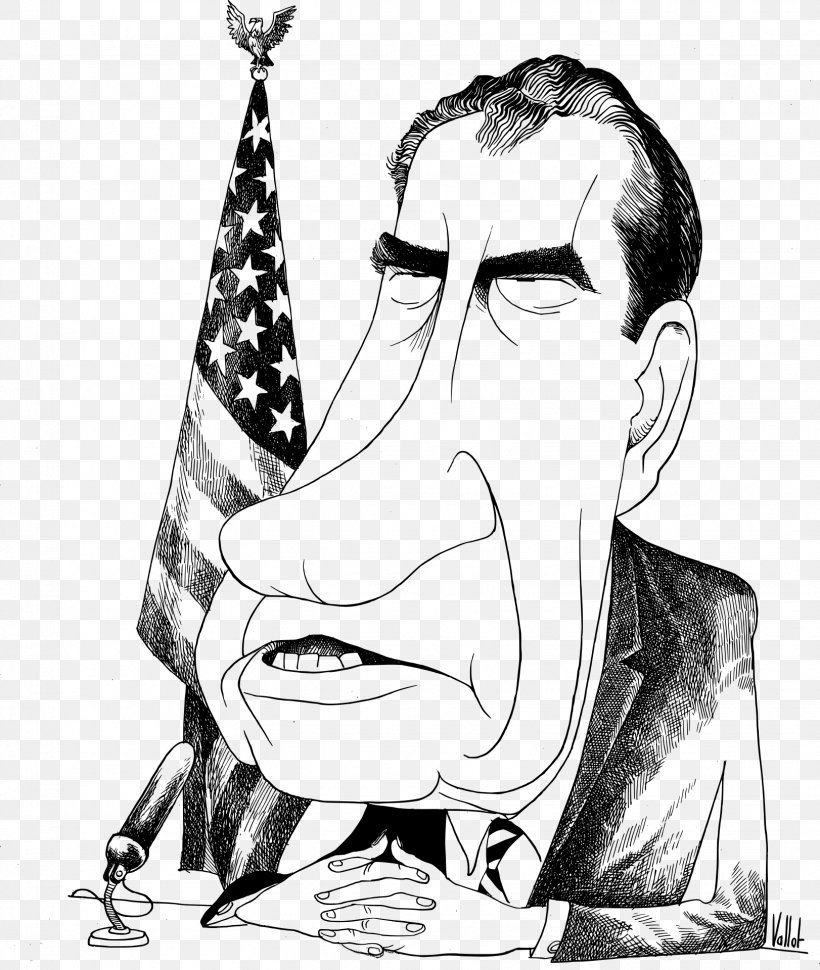 Watergate Scandal President Of The United States War On Drugs Caricature, PNG, 1622x1920px, Watergate Scandal, Art, Artwork, Author, Black And White Download Free