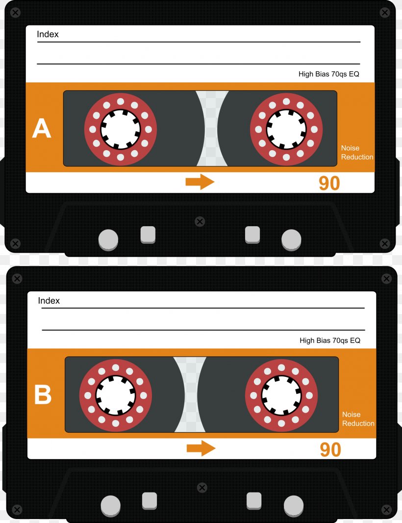 Compact Cassette Reel-to-reel Audio Tape Recording Magnetic Tape, PNG, 1846x2400px, Watercolor, Cartoon, Flower, Frame, Heart Download Free
