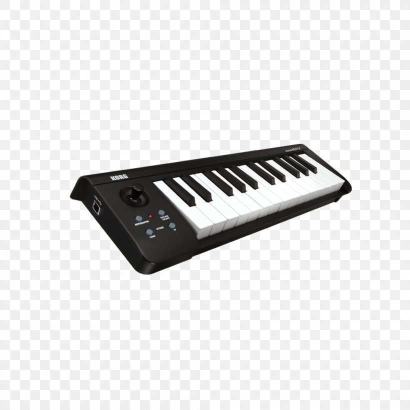 KORG MicroKEY2-37 MIDI Controllers MIDI Keyboard Korg MicroKEY Air Musical  Instruments, PNG, 1000x1000px, Watercolor, Cartoon,