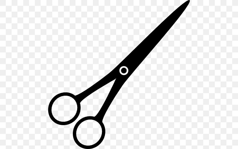Scissors Hair-cutting Shears Comb, PNG, 512x512px, Scissors, Barber, Beauty Parlour, Black And White, Comb Download Free