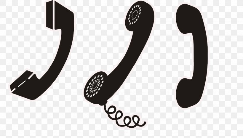 Telephone Handset Symbol Icon, PNG, 1024x582px, Telephone, Black And White, Brand, Handset, Logo Download Free