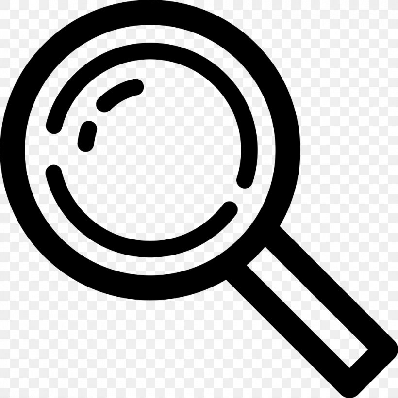 Magnifying Glass, PNG, 980x982px, Magnifying Glass, Area, Black And White, Computer, Computer Software Download Free