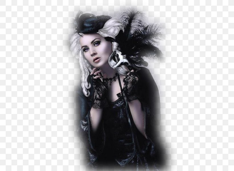 Gothic Fashion Goth Subculture Gothic Art Beauty, PNG, 422x600px, Gothic Fashion, Art, Beauty, Black And White, Black Hair Download Free