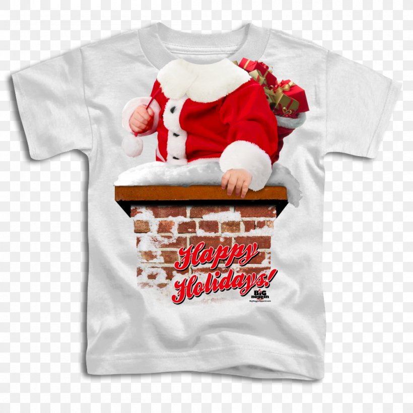 Santa Claus Christmas T-shirt Gift, PNG, 1000x1000px, Santa Claus, Brand, Character, Chimney, Christmas Download Free