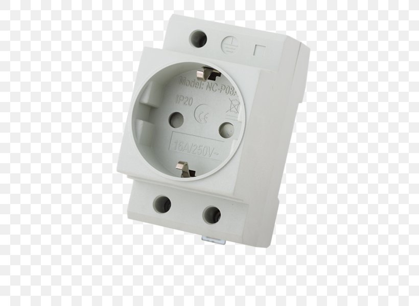 AC Power Plugs And Sockets DIN Rail Network Socket Terminal Circuit Breaker, PNG, 600x600px, Ac Power Plugs And Sockets, Ac Power Plugs And Socket Outlets, Adapter, Cage Nut, Circuit Breaker Download Free