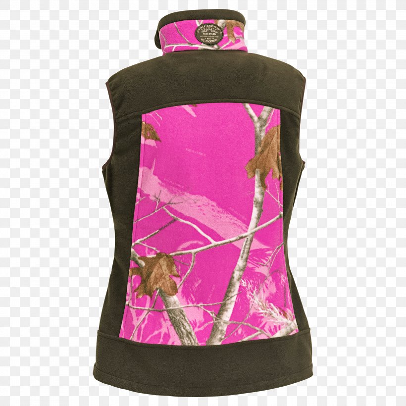 Gilets T-shirt Waistcoat Zipper Clothing, PNG, 3000x3000px, Gilets, Clothing, Hunting, Jagdwissenschaft, Magenta Download Free