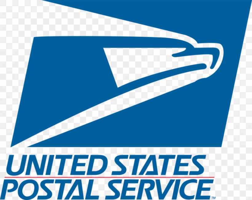 Logo United States Postal Service Mail United Parcel Service, PNG, 900x715px, Logo, Area, Blue, Brand, Cargo Download Free