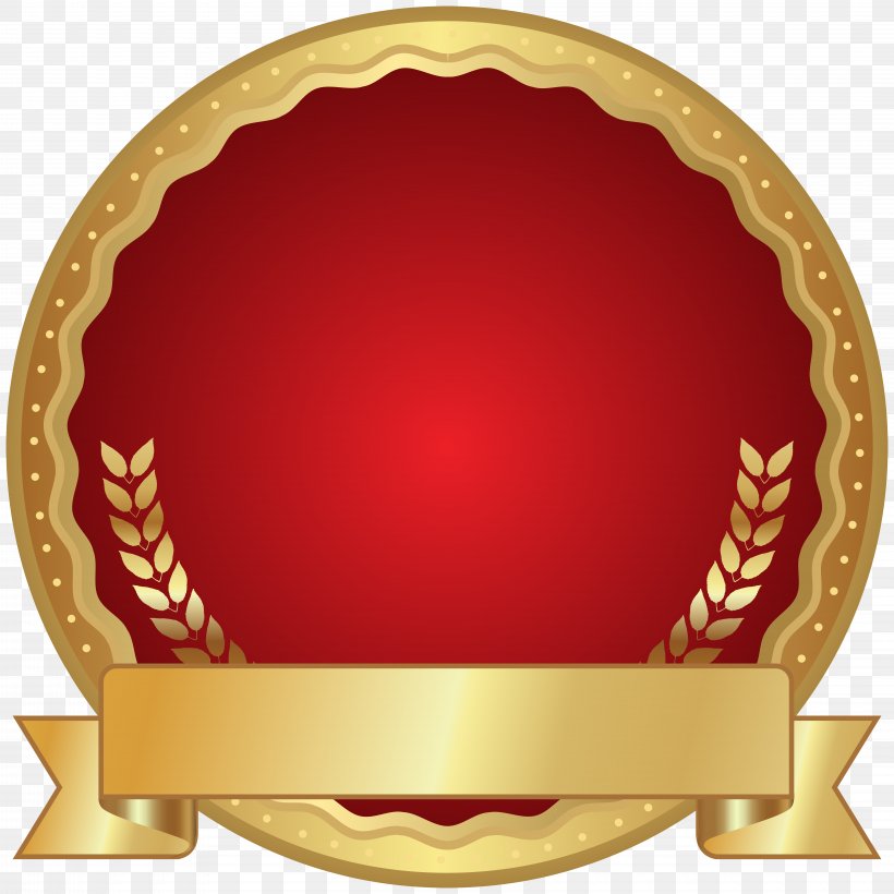 Red Seal Badge Transparent Clip Art, PNG, 8000x8000px, Watercolor, Cartoon, Flower, Frame, Heart Download Free