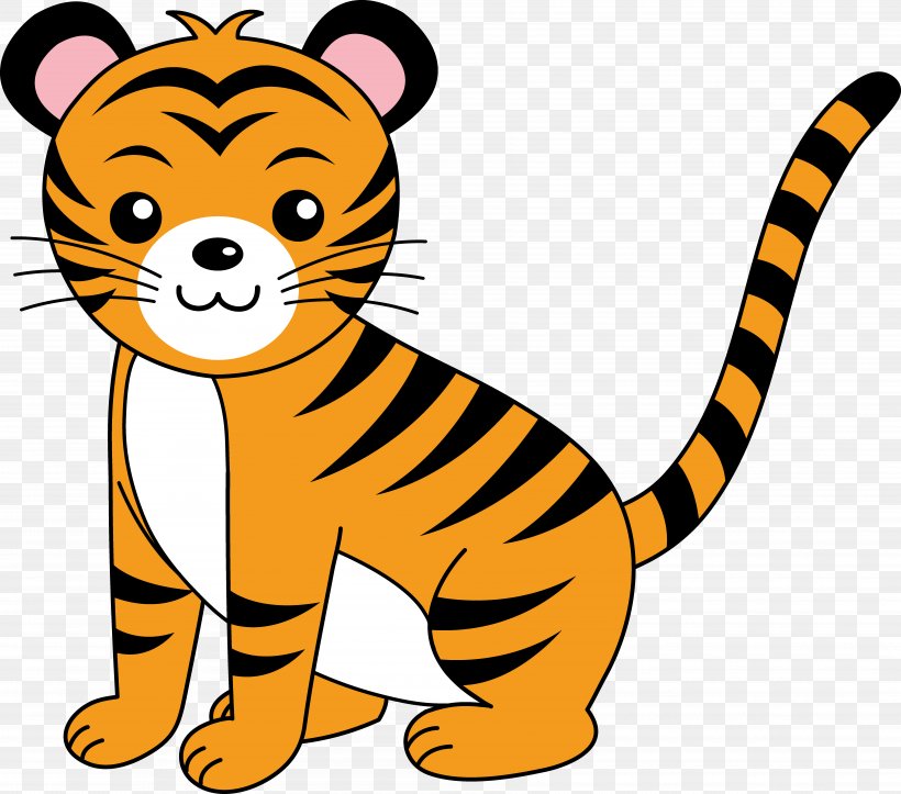 Tiger Clip Art, PNG, 7178x6336px, Tiger, Animal Figure, Big Cats, Carnivoran, Cartoon Download Free