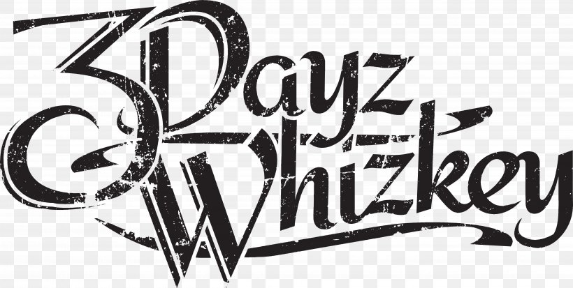3 Dayz Whizkey, PNG, 5208x2626px, Logo, Area, Black, Black And White, Black M Download Free