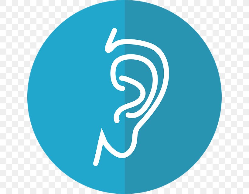 Hearing Test Hearing Aid Hearing Loss, PNG, 640x640px, Ear, Aqua, Audiology, Azure, Blue Download Free