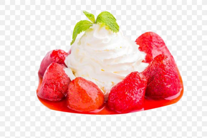 Ice Cream Strawberry Aedmaasikas Fruit, PNG, 1024x682px, Ice Cream, Aedmaasikas, Auglis, Cream, Dairy Product Download Free
