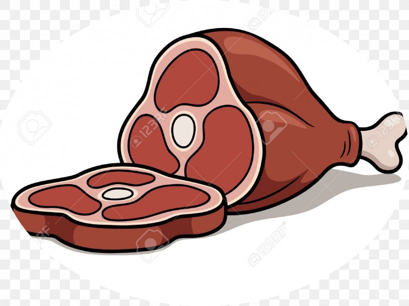 White Meat Raw Meat Beef Clip Art, PNG, 1273x952px, Watercolor, Cartoon