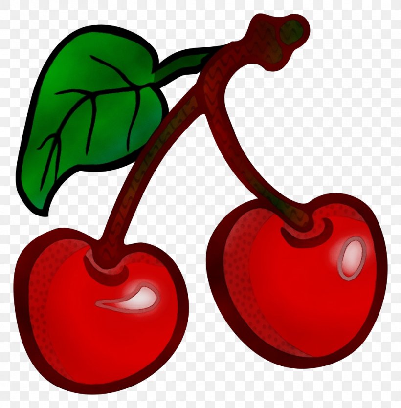 Red Clip Art Cherry Heart Plant, PNG, 982x1000px, Watercolor, Cherry, Drupe, Heart, Love Download Free