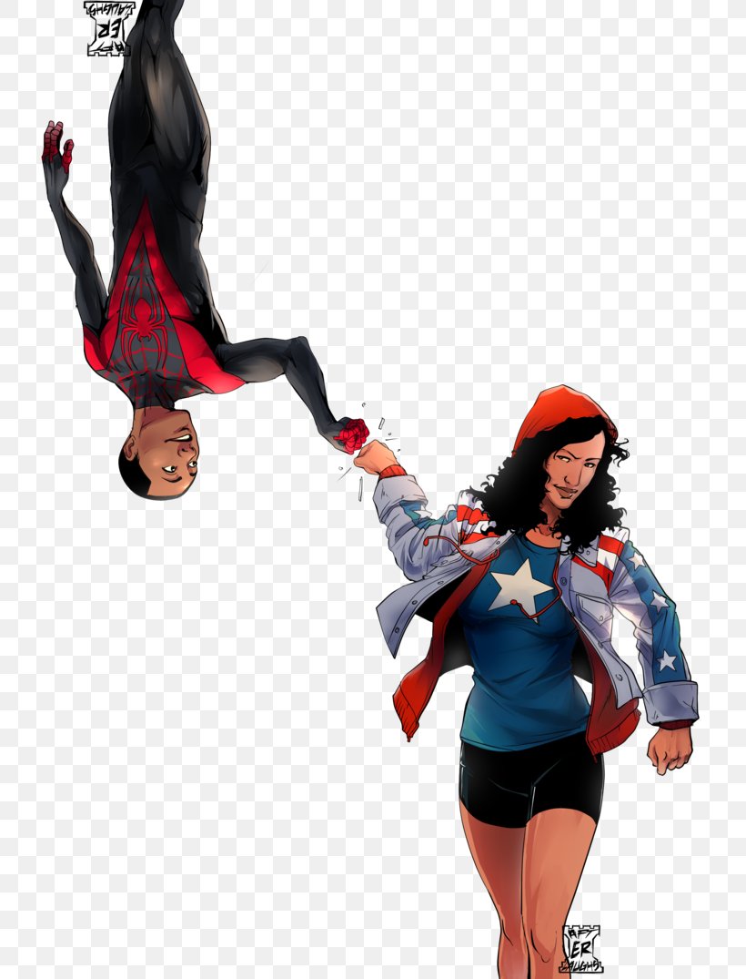 Spider-Man Iron Fist Captain America Miss America Young Avengers, PNG, 743x1075px, Spiderman, Action Figure, Avengers, Captain America, Comic Book Download Free