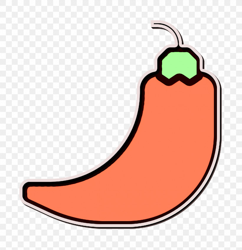 Chili Pepper Icon Pepper Icon Fruit And Vegetable Icon, PNG, 1120x1160px, Chili Pepper Icon, Capsicum, Chili Pepper, Food, Fruit Download Free