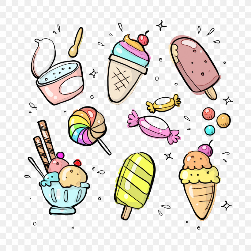 Ice Cream, PNG, 1440x1440px, Watercolor, Area, Cartoon, I Scream You Scream, I Scream You Scream We All Scream For Ice Download Free