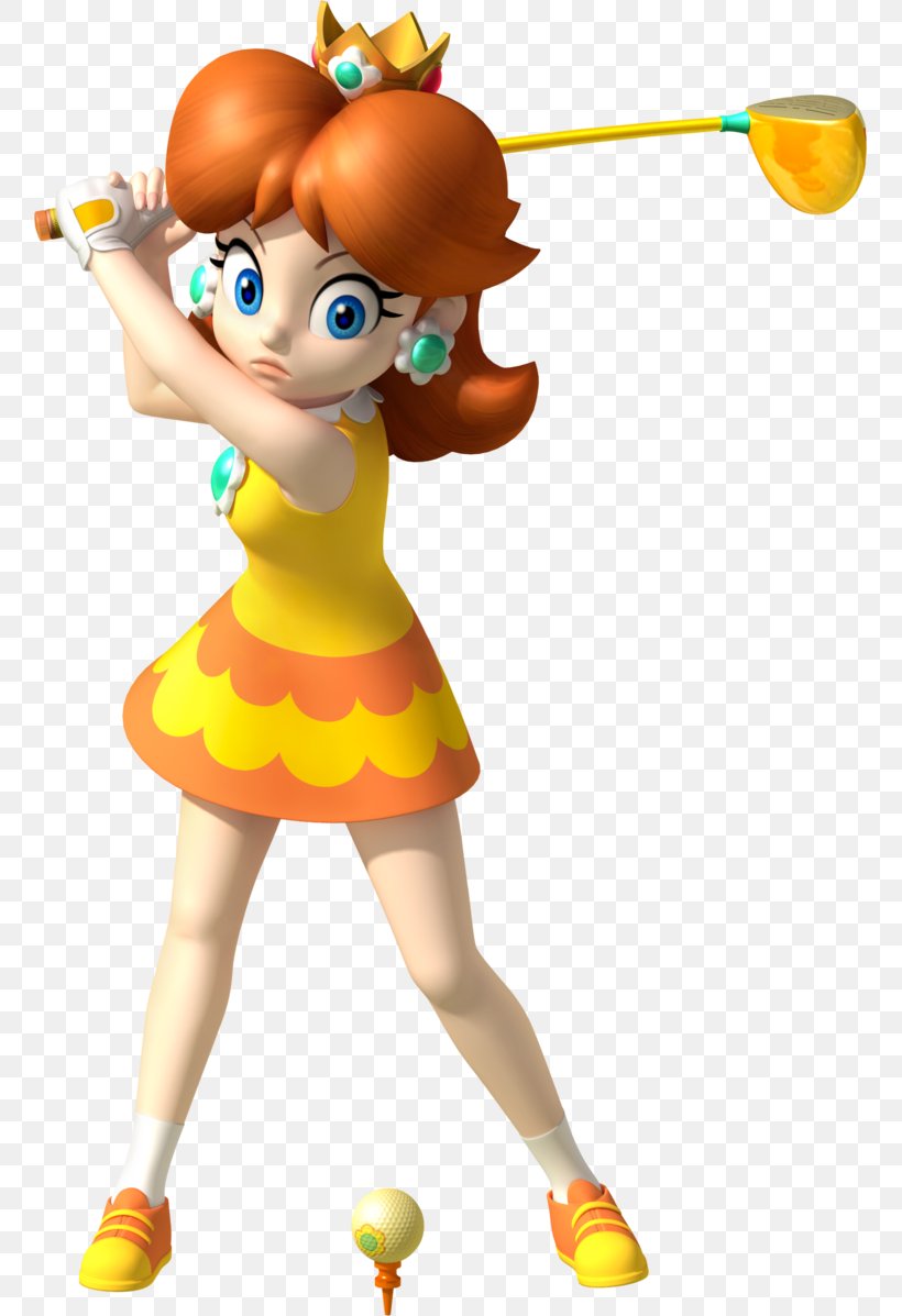 Mario Golf: World Tour Mario Golf: Toadstool Tour Mario Bros. Princess Daisy, PNG, 757x1197px, Mario Golf World Tour, Cartoon, Fictional Character, Figurine, Golf Download Free