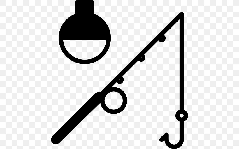 Fishing Rods Fish Hook Fishing Tackle, PNG, 512x512px, Fishing Rods, Area, Bass Fishing, Black And White, Fish Hook Download Free